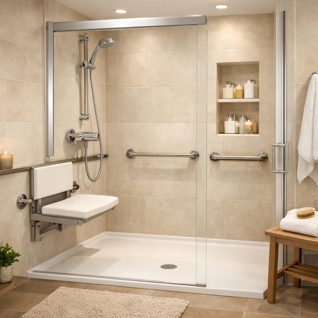 ## artisans Montpellier : Installation, Rénovation et Mise aux Normes de Douche sénior Hérault - Montpellier